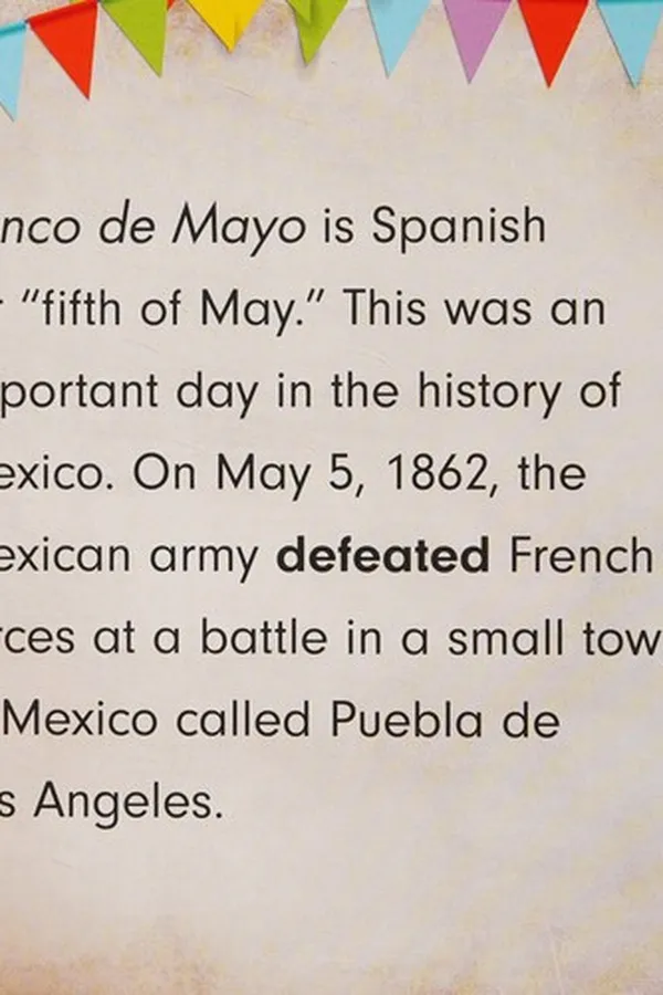Capa de The story of Cinco de Mayo