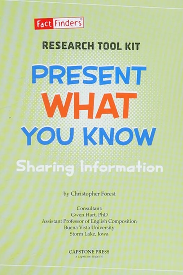 Cover of Present what you know