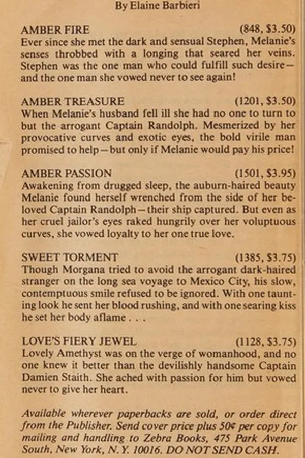 Capa de Amber passion