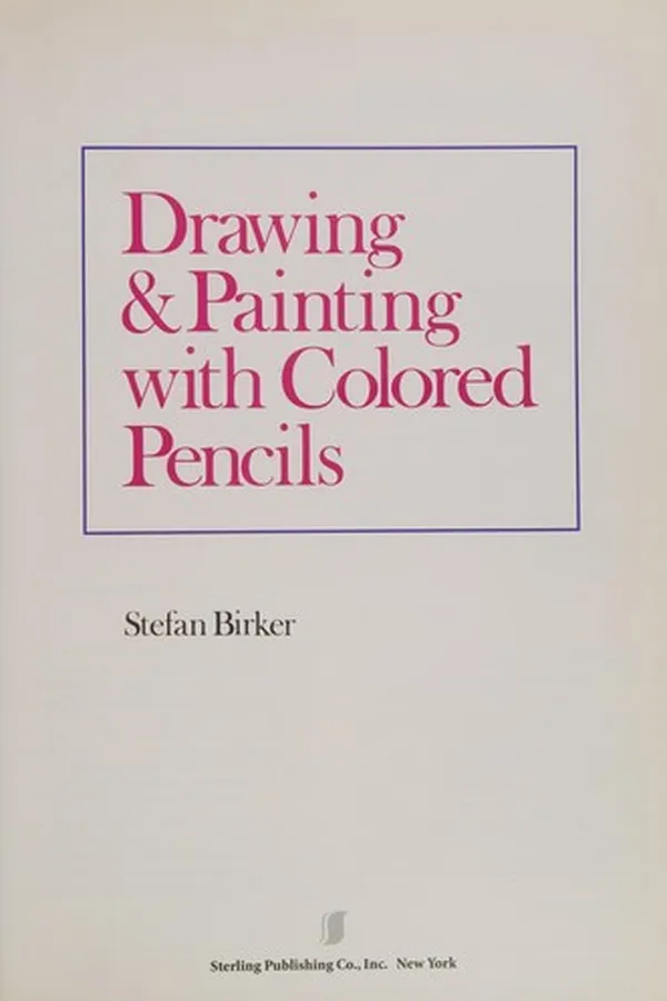 Capa de Drawing & painting with colored pencils