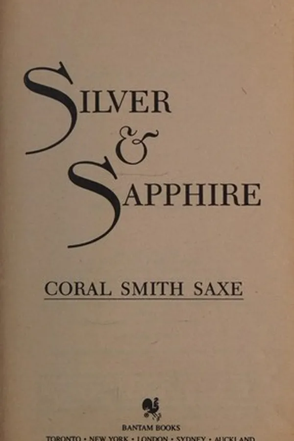 Cover of Silver and Sapphire