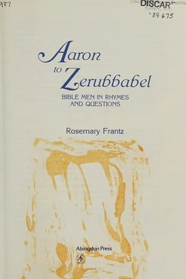 Capa de Aaron to Zerubbabel