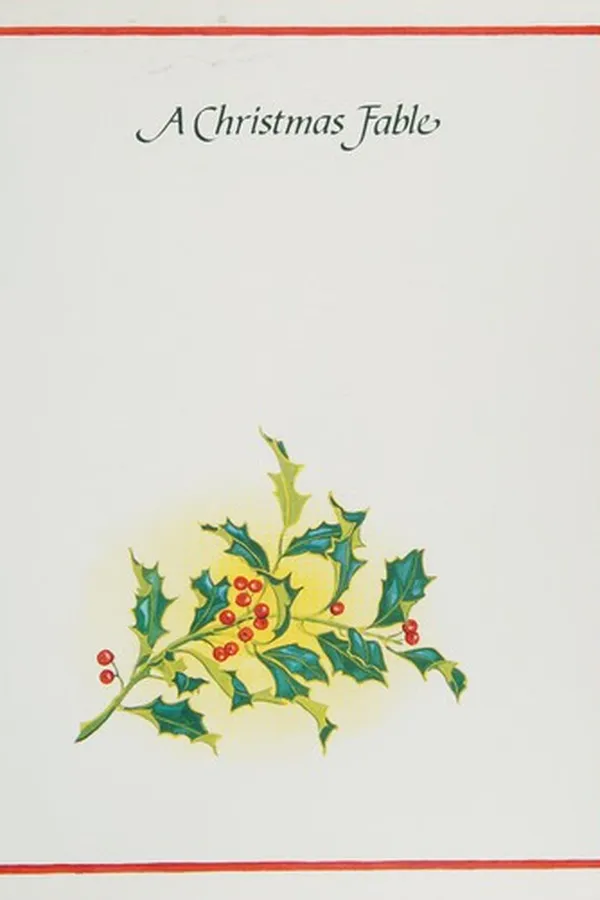 Capa de A Christmas fable
