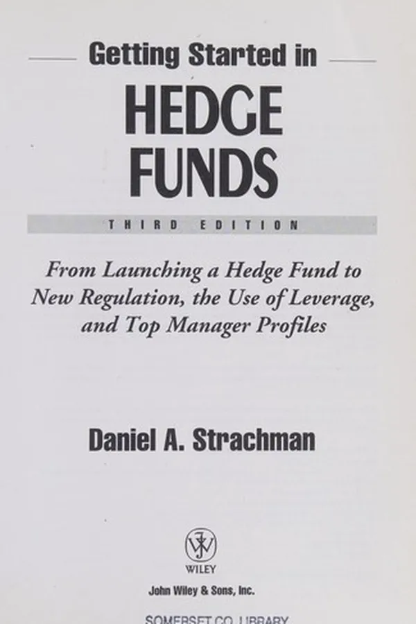 Cover of Getting started in hedge funds