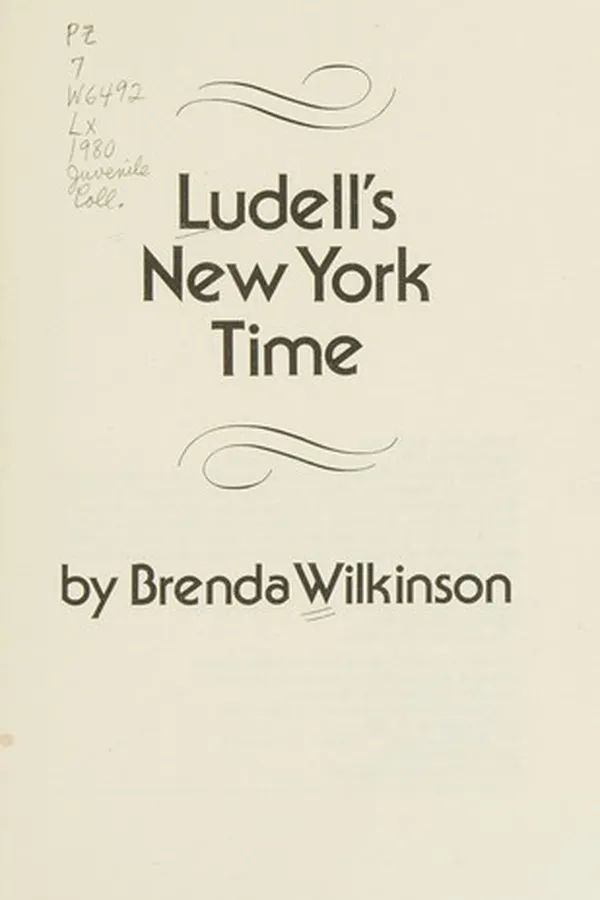 Capa de Ludell's New York time