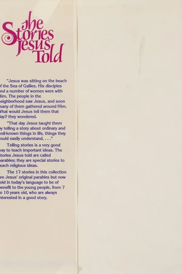 Capa de The stories Jesus told
