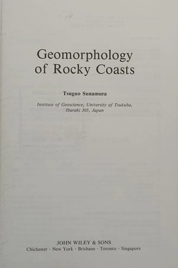 Capa de Geomorphology of rocky coasts