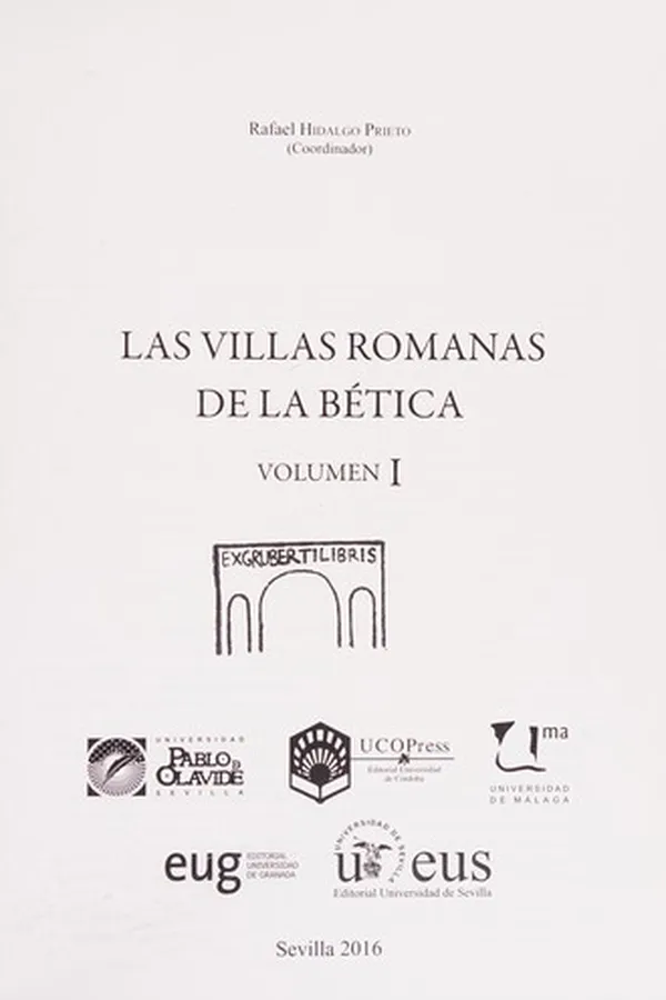 Capa de Las villas romanas de la Bética (Historia y Geografía) (Spanish Edition)