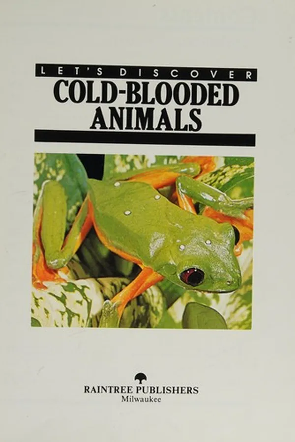 Capa de Let's discover cold-blooded animals