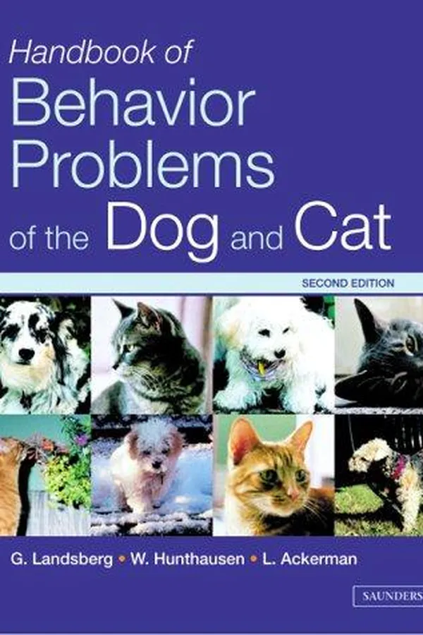Capa de Handbook of behavior problems of the dog and cat / G. Landsberg, W. Hunthausen, L. Ackerman