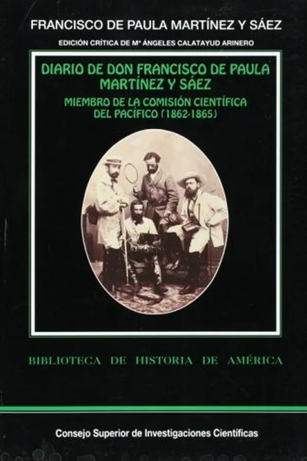 Capa de Diario de don Francisco de Paula Martínez y Sáez