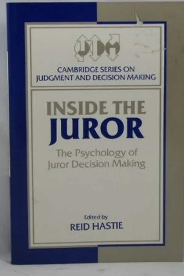 Cover of Inside the juror