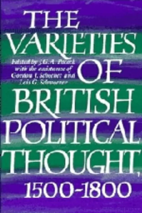 Capa de The Varieties of British political thought, 1500-1800