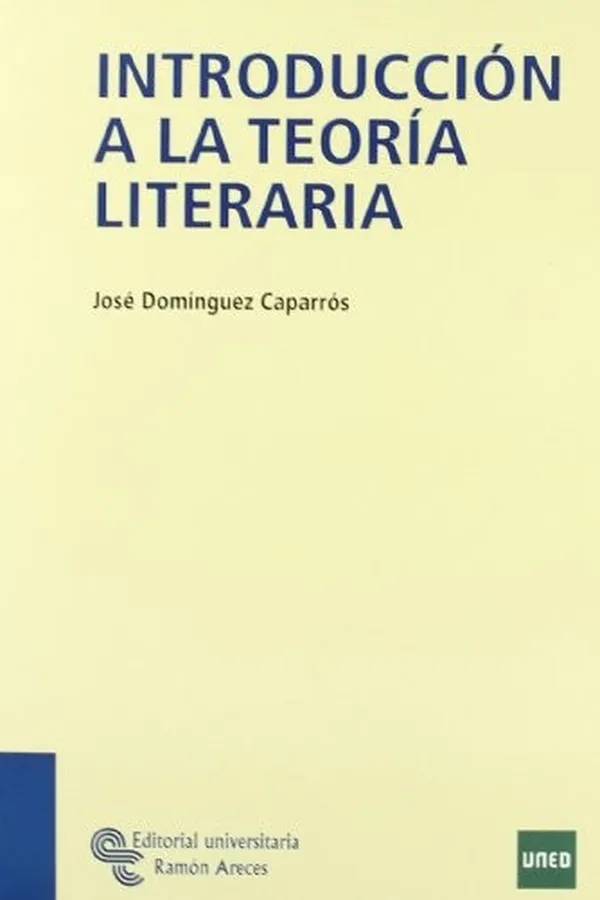 Capa de Introducción a la Teoría Literaria
