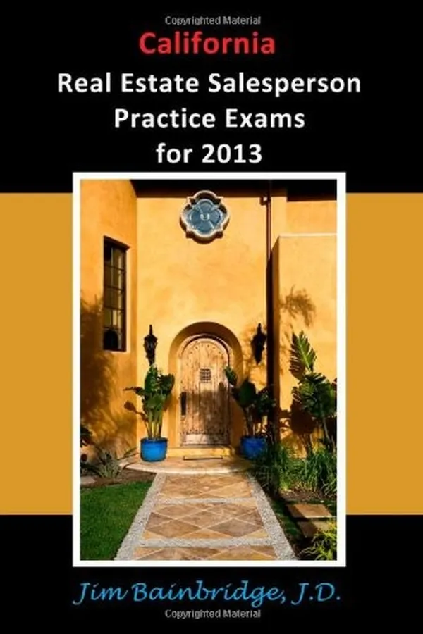 Capa de California real estate salesperson practice exams for 2013