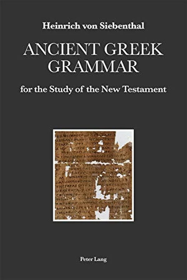 Capa de Ancient Greek Grammar for the Study of the New Testament