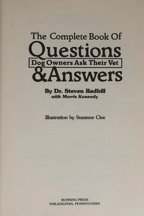 Capa de The complete book of questions dog owners ask their vet & answers
