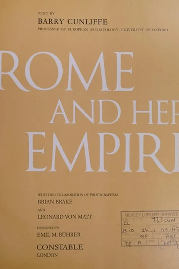 Capa de Rome and Her Empire (History & Politics)
