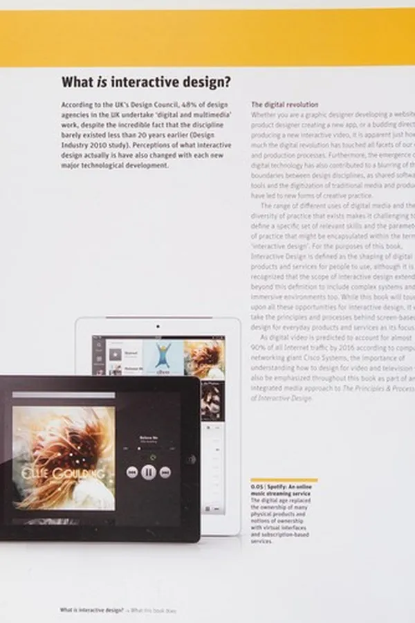 Capa de The principles & processes of interactive design