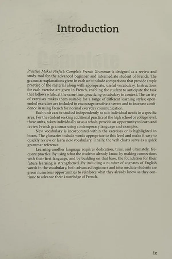 Capa de Complete French grammar