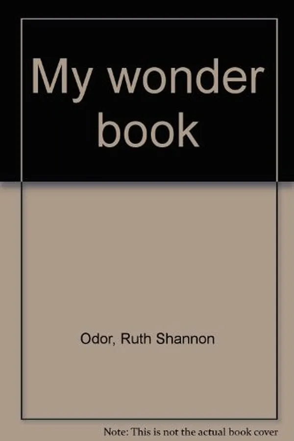 Capa de My wonder book