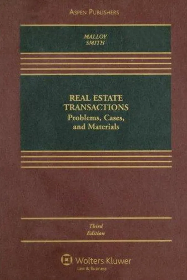 Cover of Real estate transactions