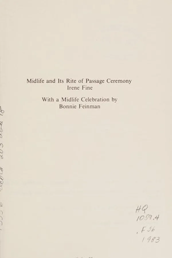 Capa de Midlife and its rite of passage ceremony