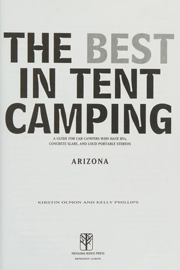 Capa de The best in tent camping
