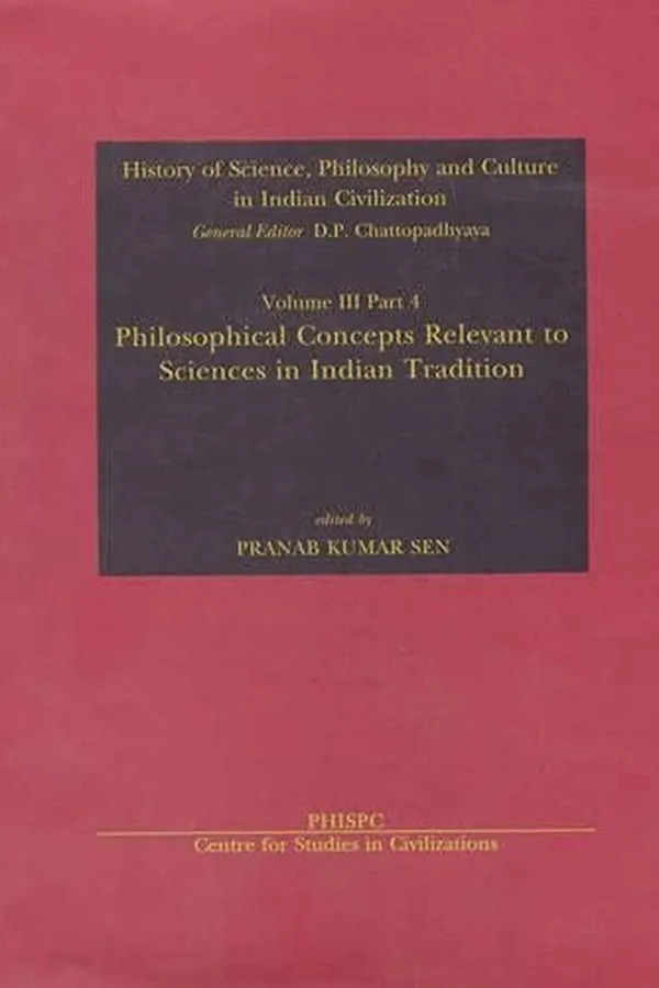 Capa de Philosophical concepts relevant to sciences in Indian tradition