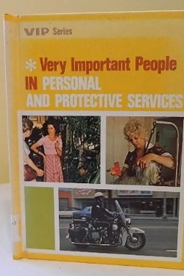 Capa de Very important people in personal and protective services