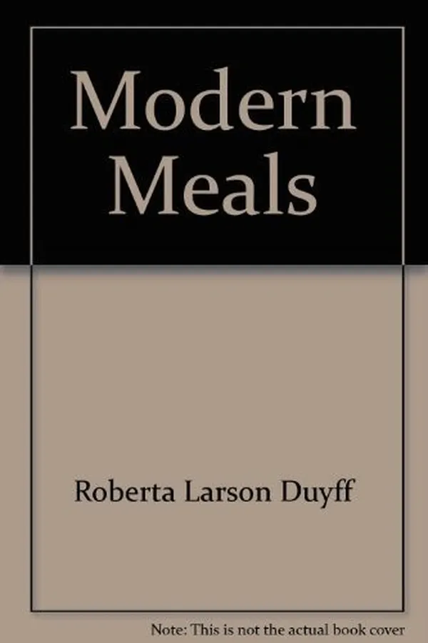 Capa de Modern meals