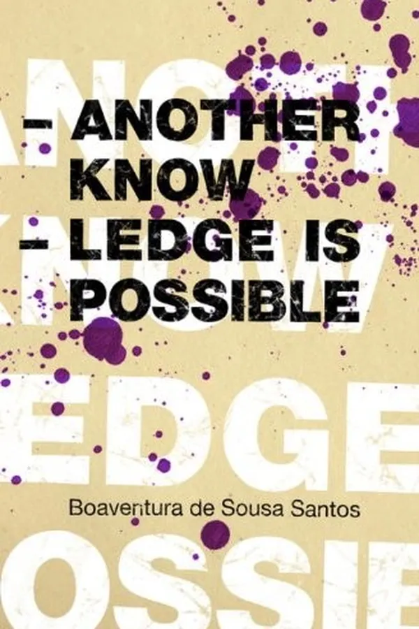 Capa de Another knowledge is possible