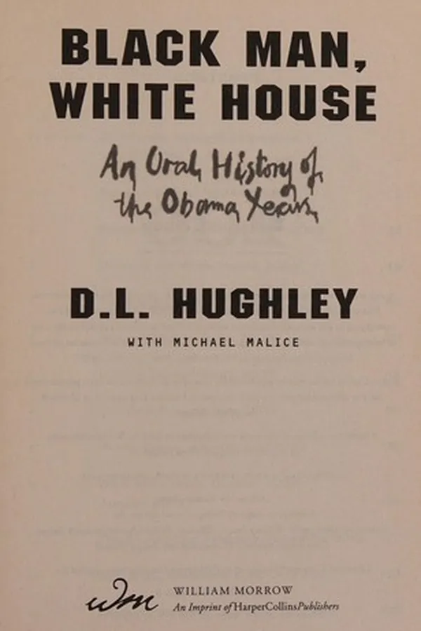Capa de Black man, White House : an oral history of the Obama years