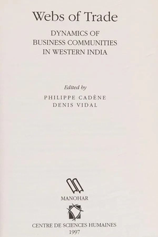 Capa de Webs of trade