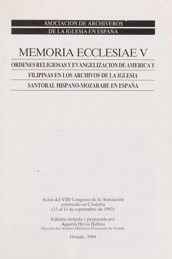 Capa de Las visitas pastorales en el ministerio del obispo y archivos de la Iglesia
