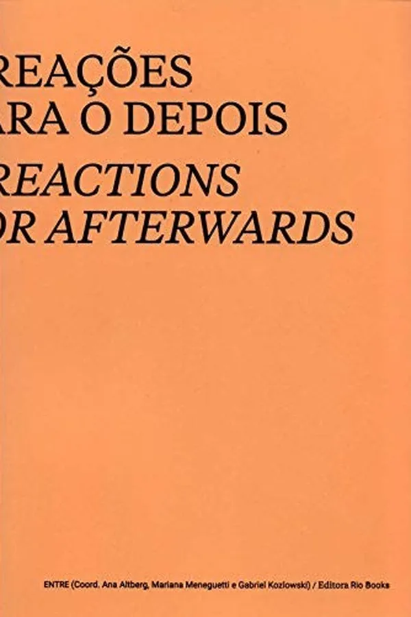 Cover of 8 reações para o depois