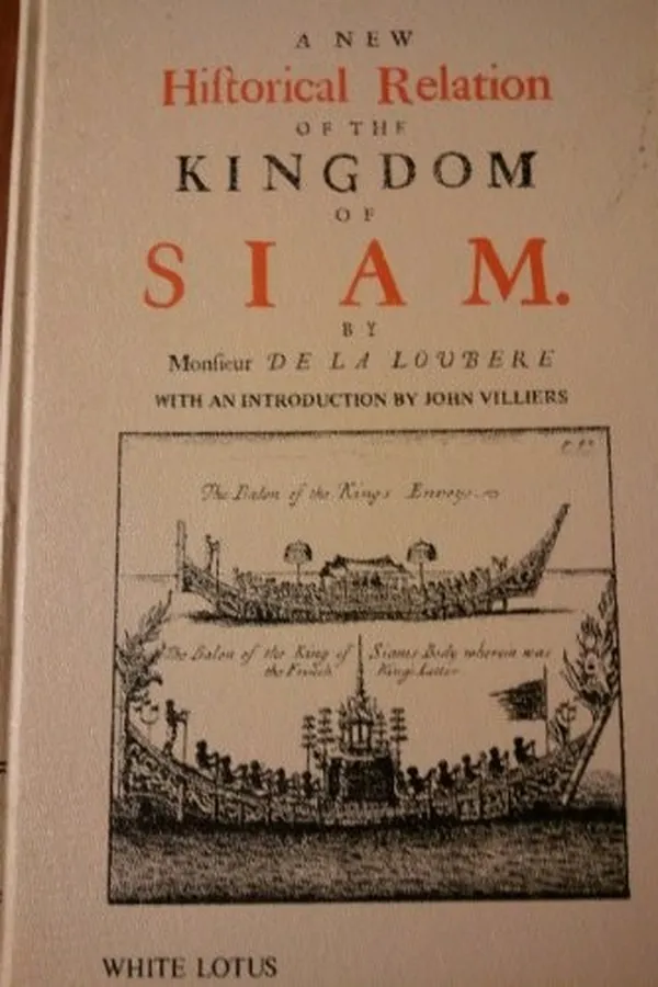 Capa de Du royaume de Siam