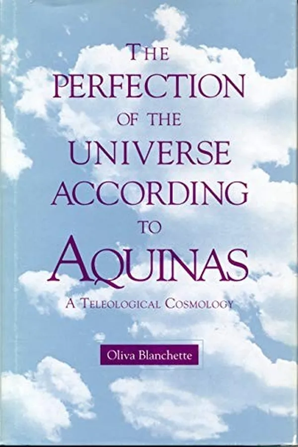 Capa de The perfection of the universe according to Aquinas
