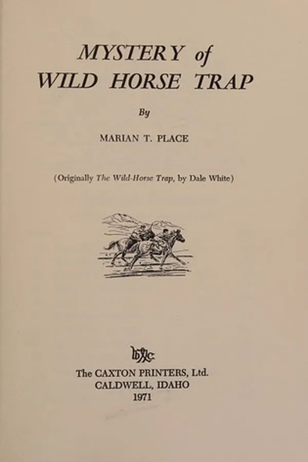 Capa de Mystery of wild horse trap