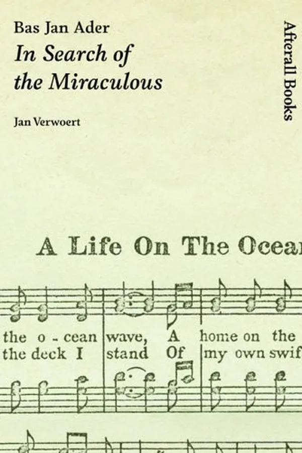 Capa de BAS JAN ADER: IN SEARCH OF THE MIRACULOUS