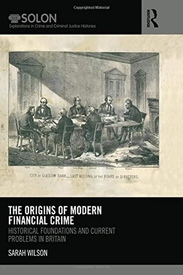 Capa de Origins of Modern Financial Crime