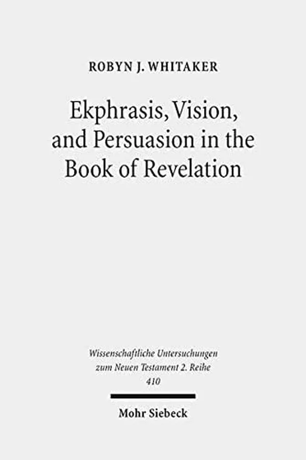Capa de Ekphrasis, vision, and persuasion in the Book of Revelation