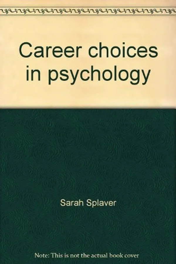 Capa de Career choices in psychology