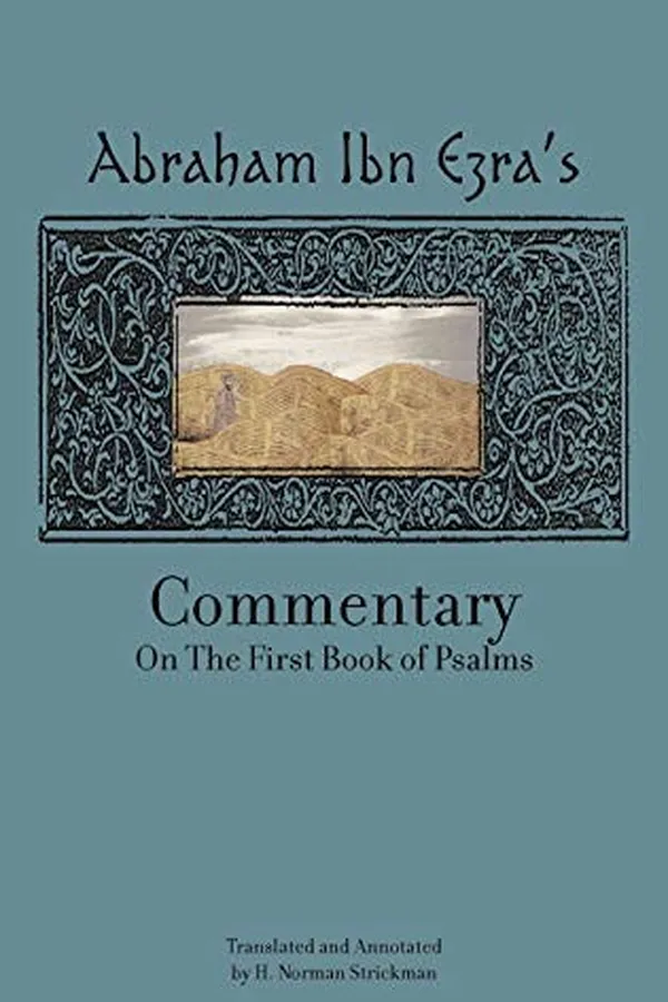Capa de Rabbi Abraham Ibn Ezra's commentary on the first two books of Psalms