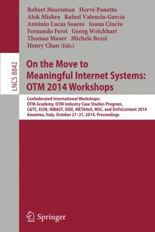 Capa de On the Move to Meaningful Internet Systems : OTM 2014 Workshops : Confederated International Workshops