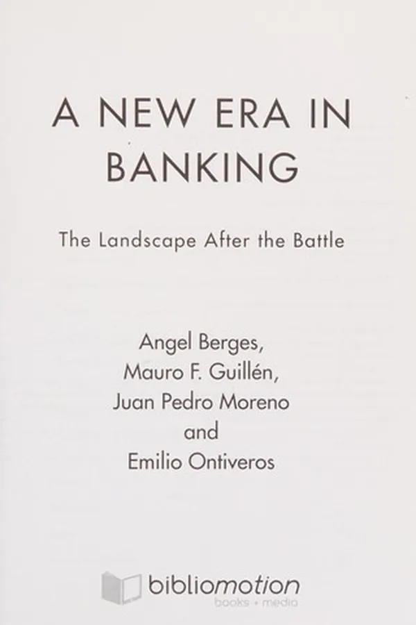 Capa de A new era in banking