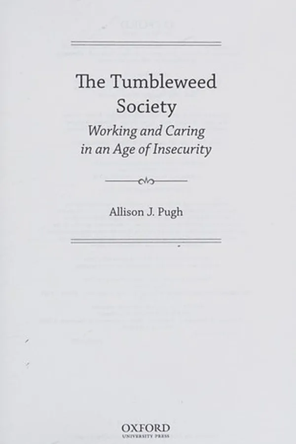Capa de Tumbleweed Society