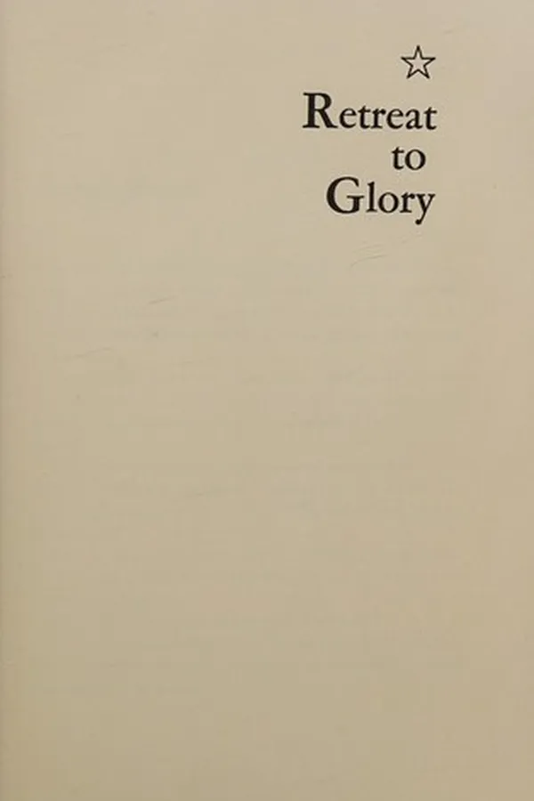 Capa de Retreat to glory