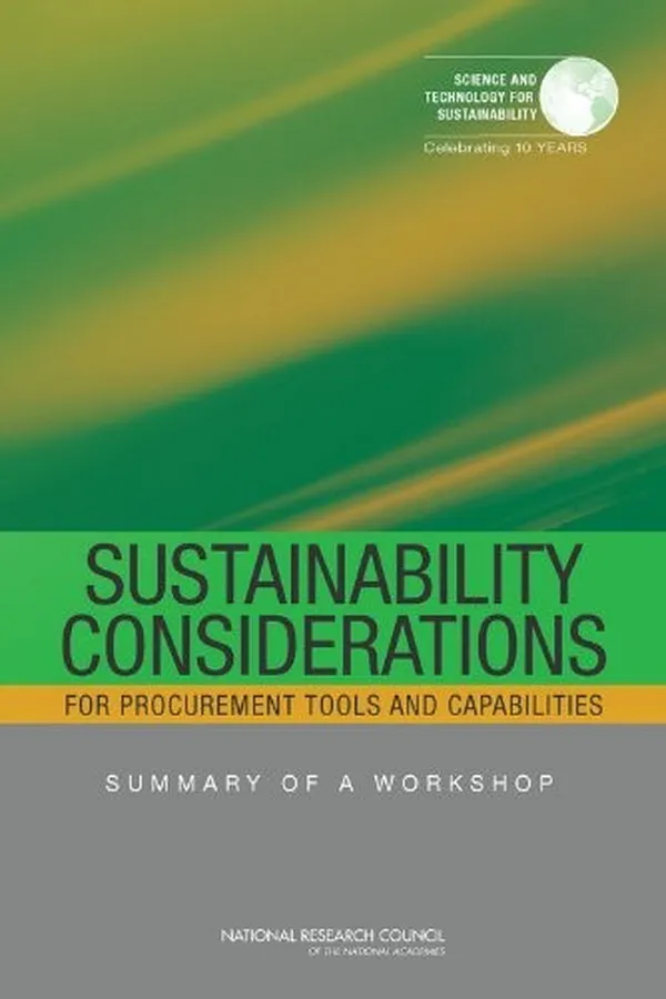 Capa de Sustainability Considerations for Procurement Tools and Capabilities