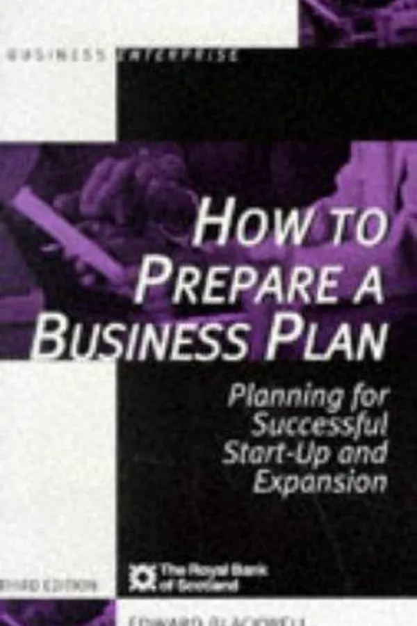 Capa de How to prepare a business plan